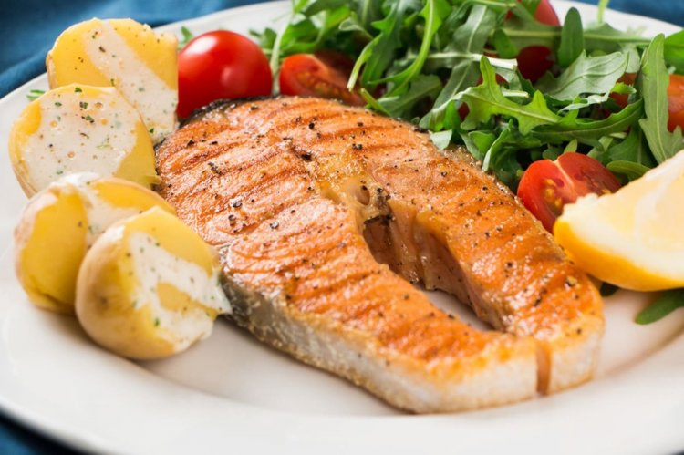 Стейк из семги в духовке