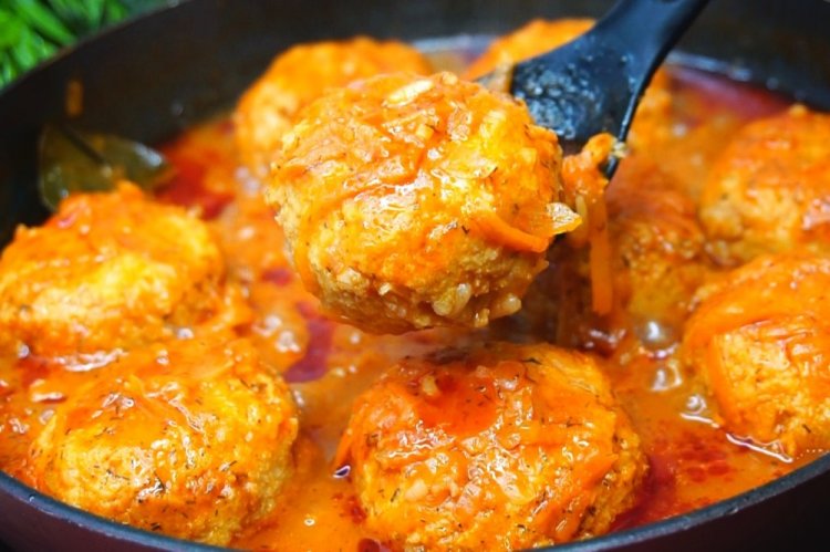 Подлива на бульоне для тефтелей