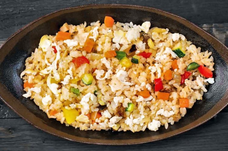 Тяхан с яйцом