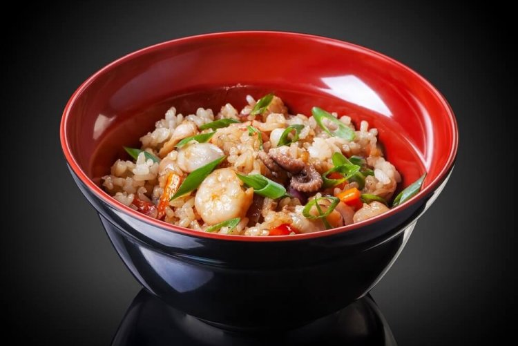 Тяхан с морепродуктами