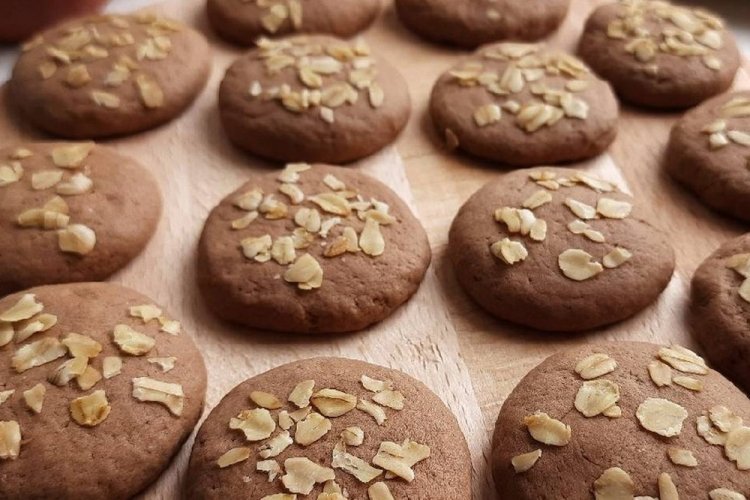 Шоколадное печенье на кефире