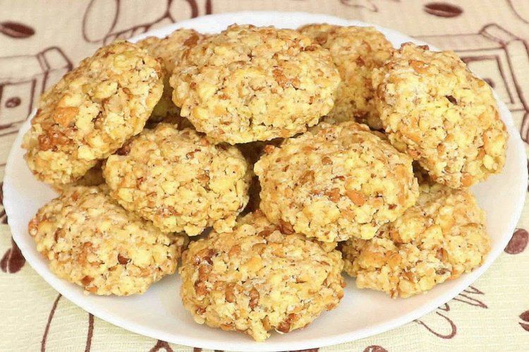 Ореховое печенье на кефире