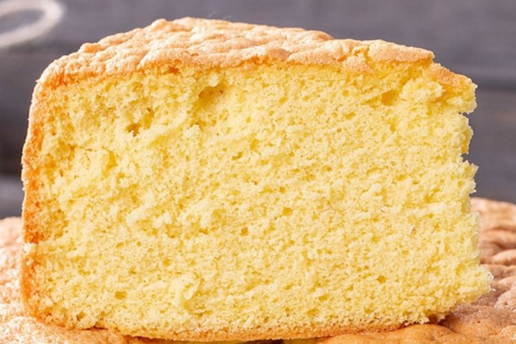 Шифоновый бисквит на воде с крахмалом