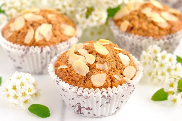 Миндальные маффины без глютена