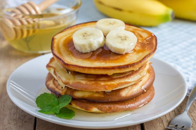 Безглютеновые банановые панкейки