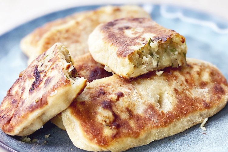 Пирожки на кефире с картошкой