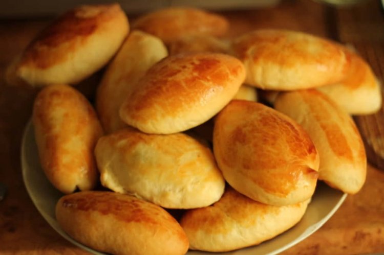 Пирожки на кефире с курицей и грибами