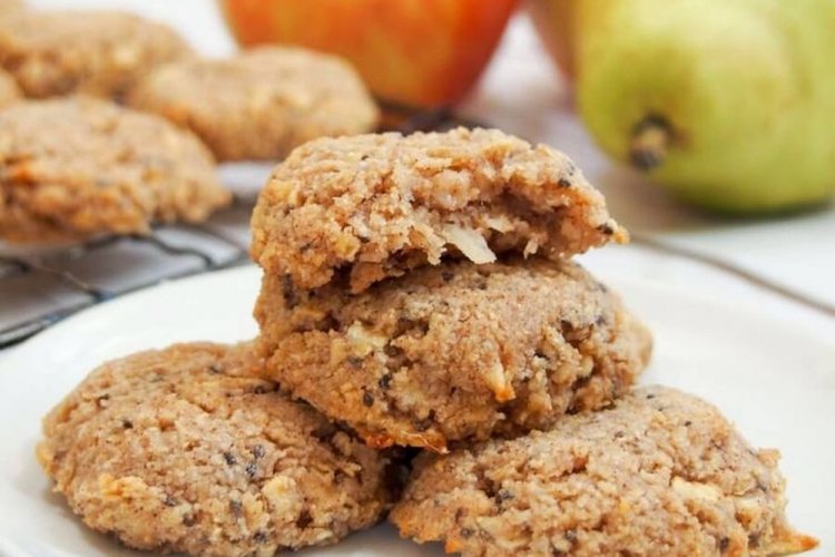 ПП печенье с творогом и грушей