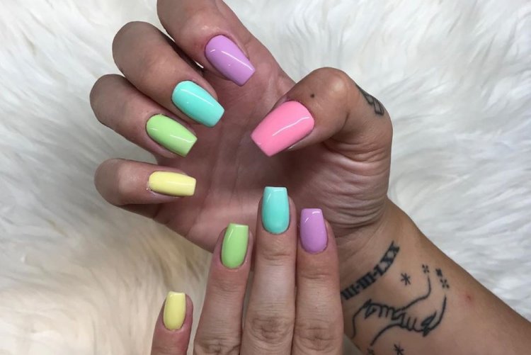 Конфетный маникюр