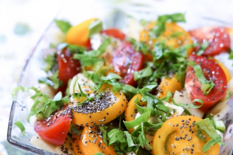 Овощной ПП салат с семенами чиа