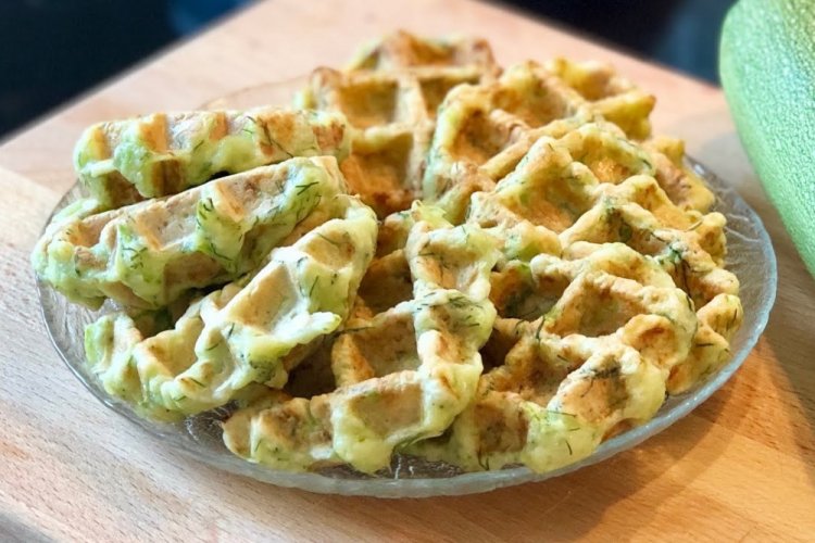 Кабачковые ПП вафли