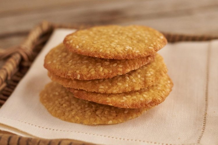 Кето-печенье с кунжутом