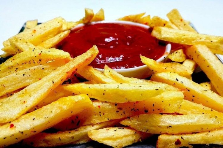 Картошка фри с мукой в духовке