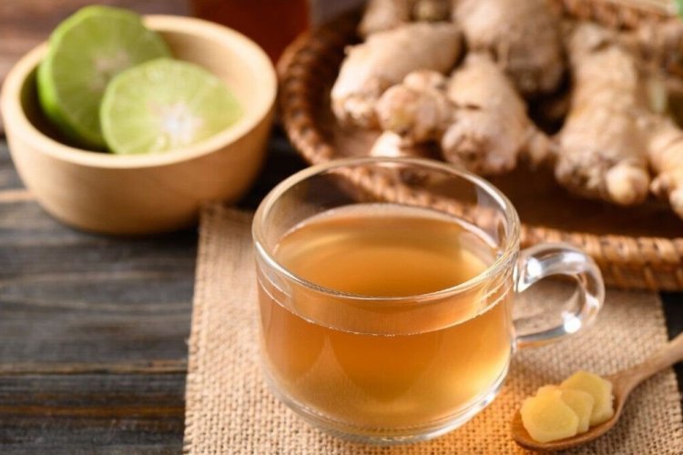 Имбирный чай с лаймом