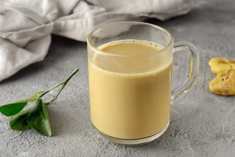 Имбирный чай с молоком