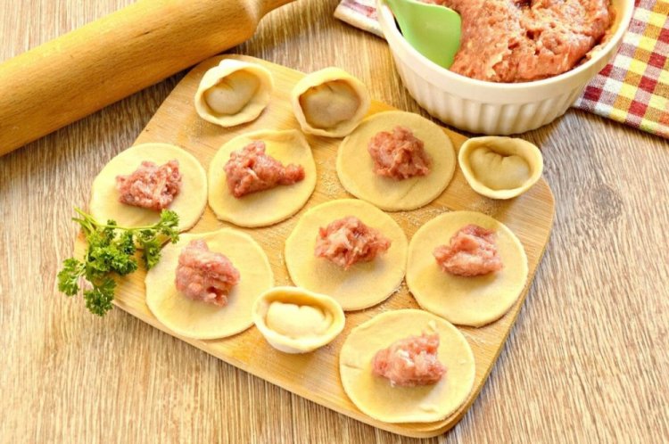 Куриная начинка для пельменей