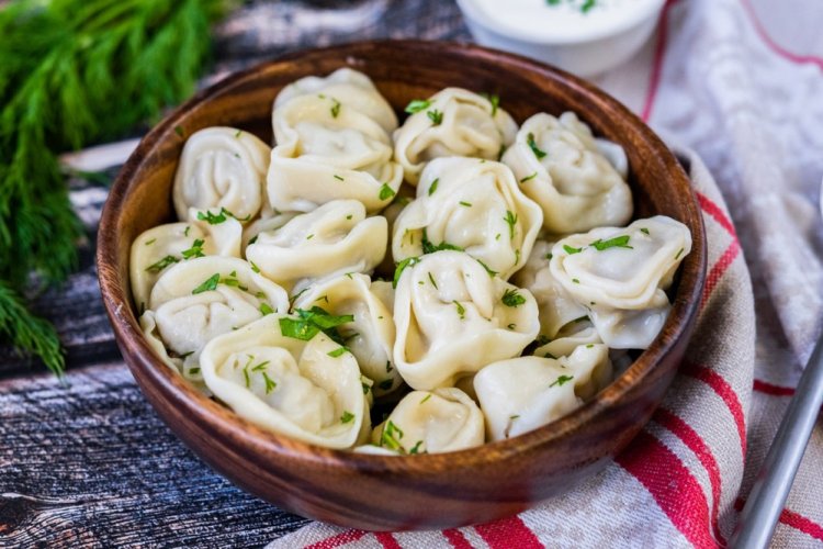 Начинка с курицей и грибами для пельменей