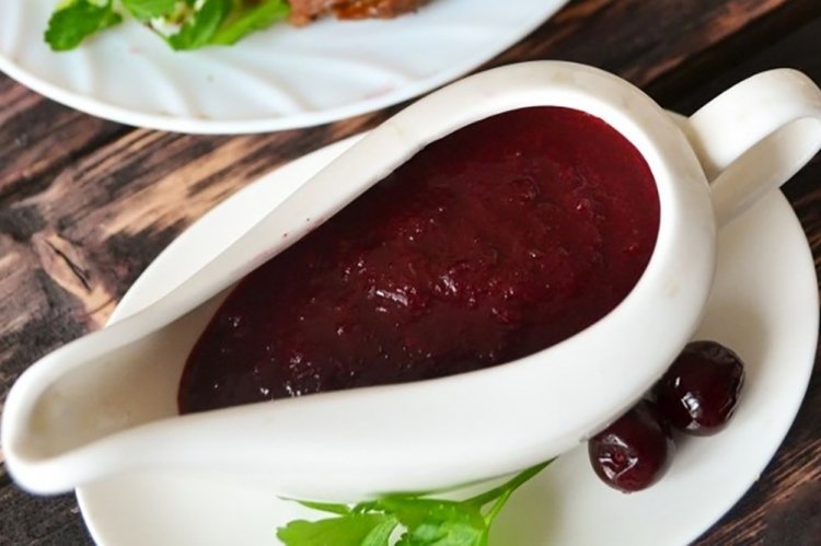 Вишневый соус к мясу