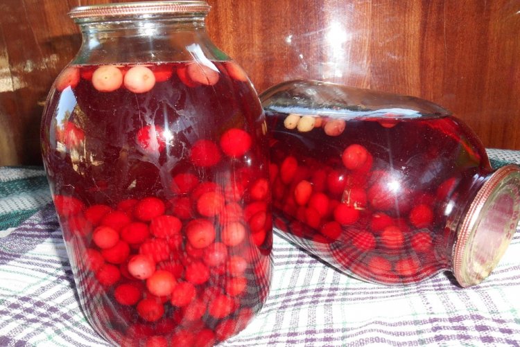 Компот из вишни на зиму