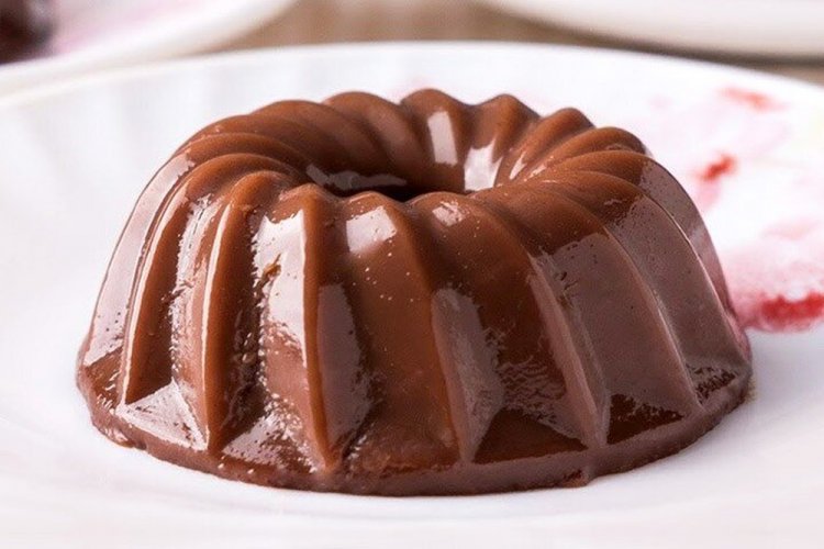 Шоколадное желе на кокосовом молоке