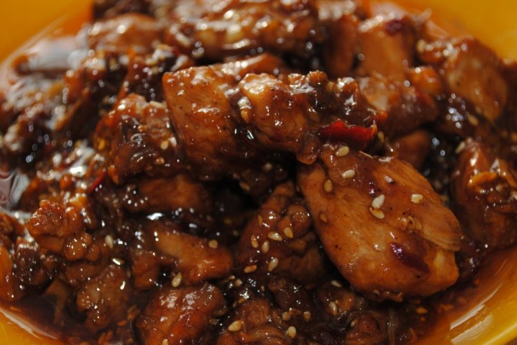 Тушеная баранина в соевом соусе