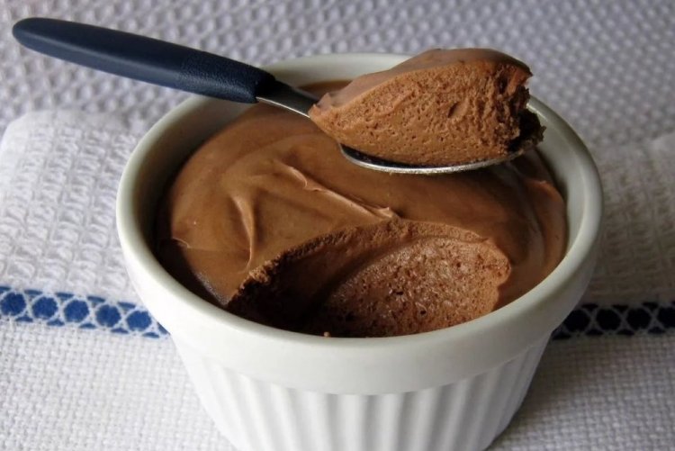 Диетическое творожное суфле с какао