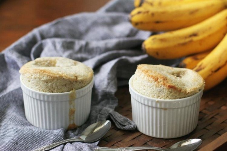 Творожно-банановое суфле