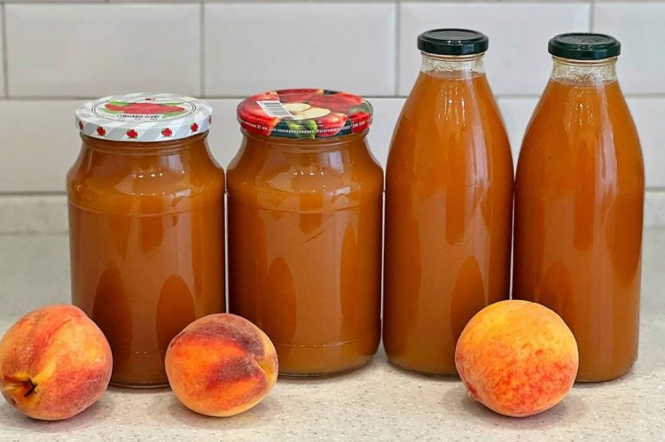 Персиковый сок на зиму