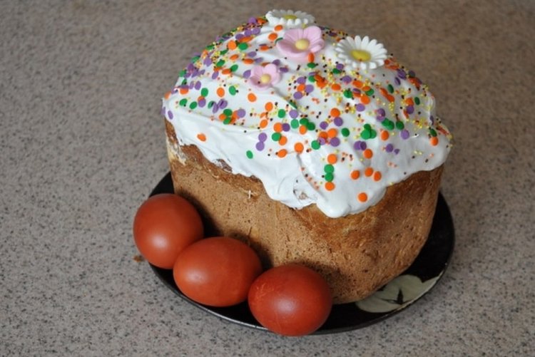 Творожный кулич в хлебопечке