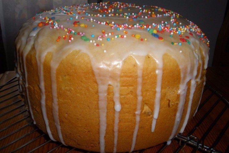 Пасхальный кулич на желтках в мультиварке