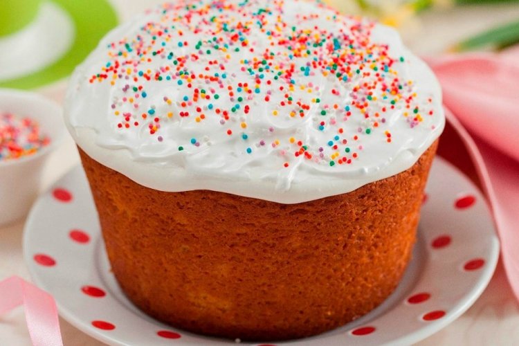 Пасхальный кулич на сметане в мультиварке