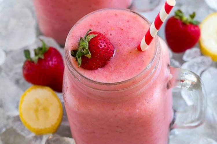 Смузи из земляники и банана