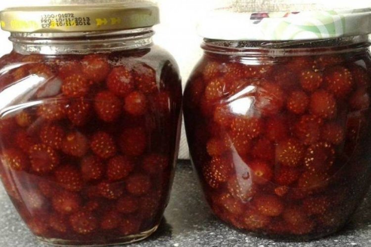 Варенье из земляники с целыми ягодами