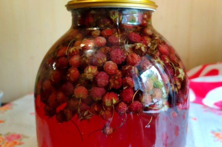 Компот из земляники на зиму