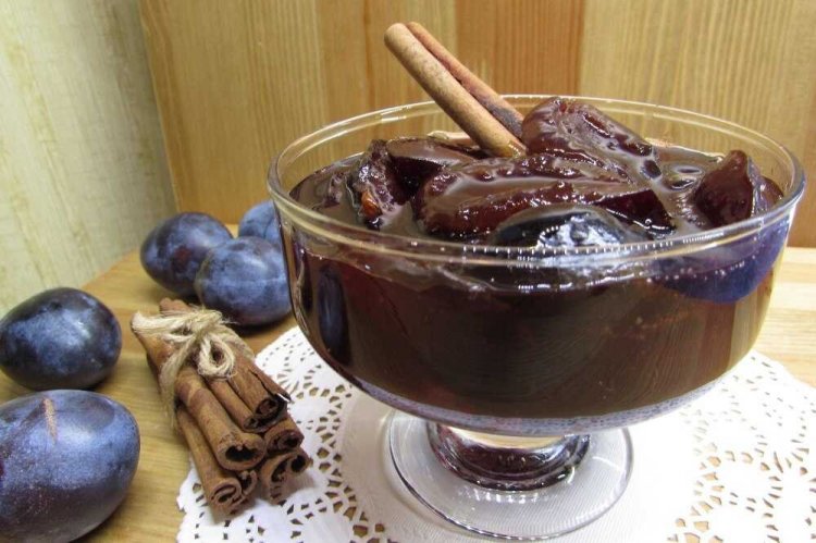 Варенье из сливы с какао