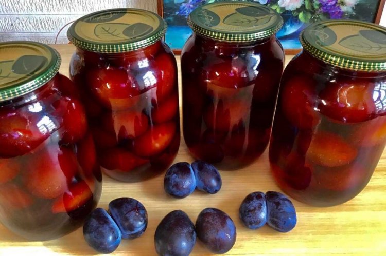 Компот из сливы на зиму