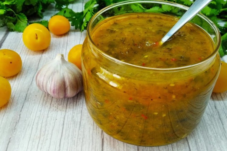 Ткемали из алычи на зиму