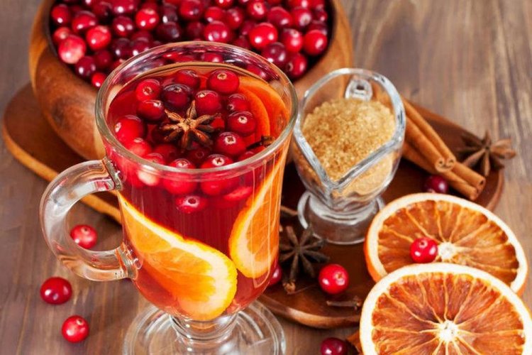 Клюквенный чай