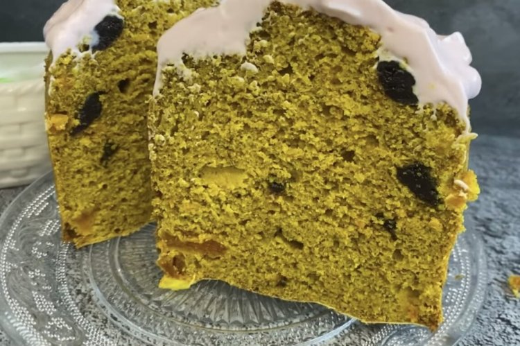 Кокосовый ПП кулич с отрубями