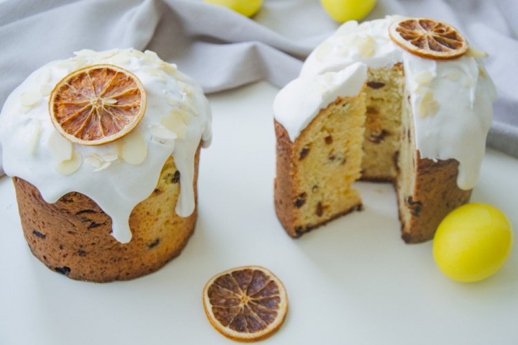 Пасхальный ПП кулич на кокосовом масле