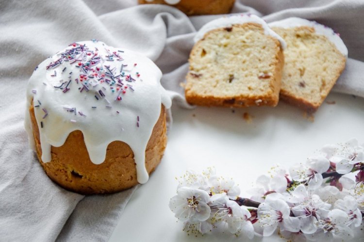 Пасхальный ПП кулич со сметаной