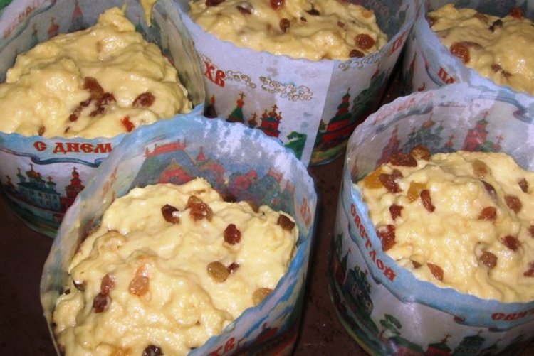 Александрийское тесто для куличей