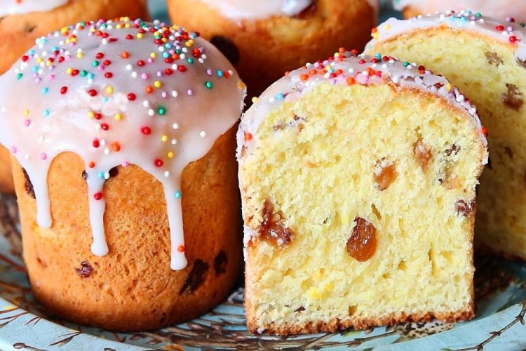 Тесто для куличей на сливках