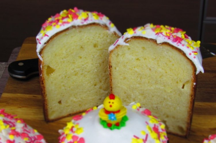 Тесто на яичных белках для куличей