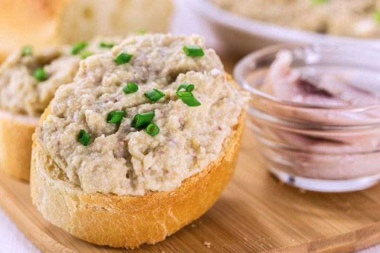 Постный форшмак из сельди