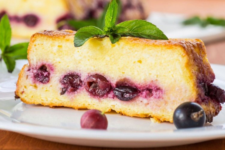 Запеканка с крыжовником