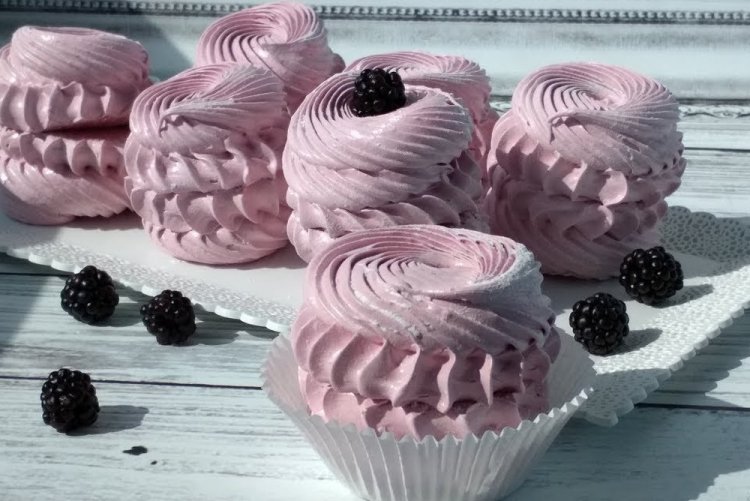 Зефир из ежевики