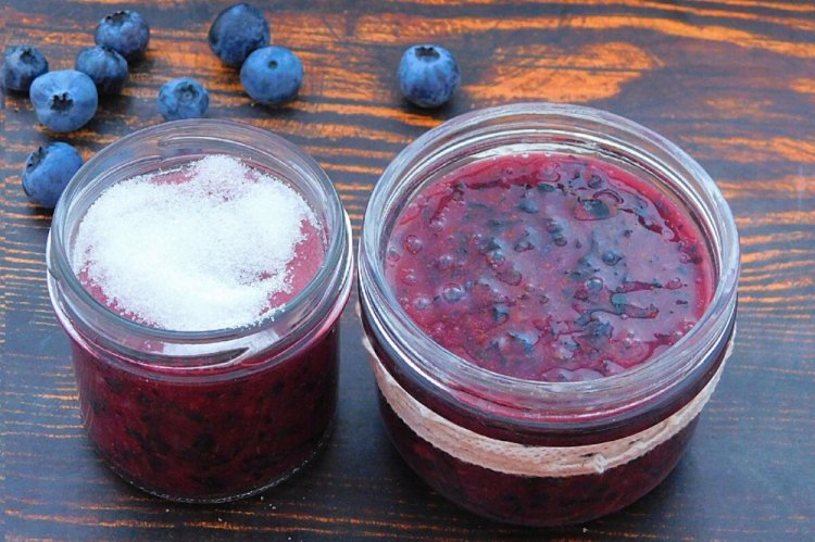 Голубика с сахаром на зиму