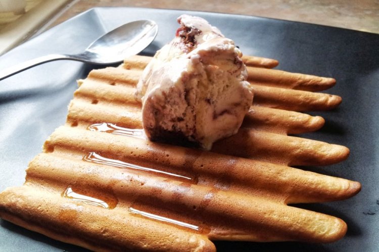 Американские вафли на гриле