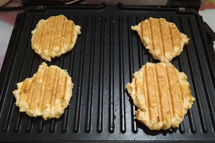 Кокосовые вафли на гриле